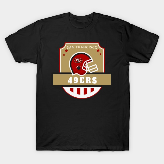 San Francisco 49ers Football T-Shirt by info@dopositive.co.uk